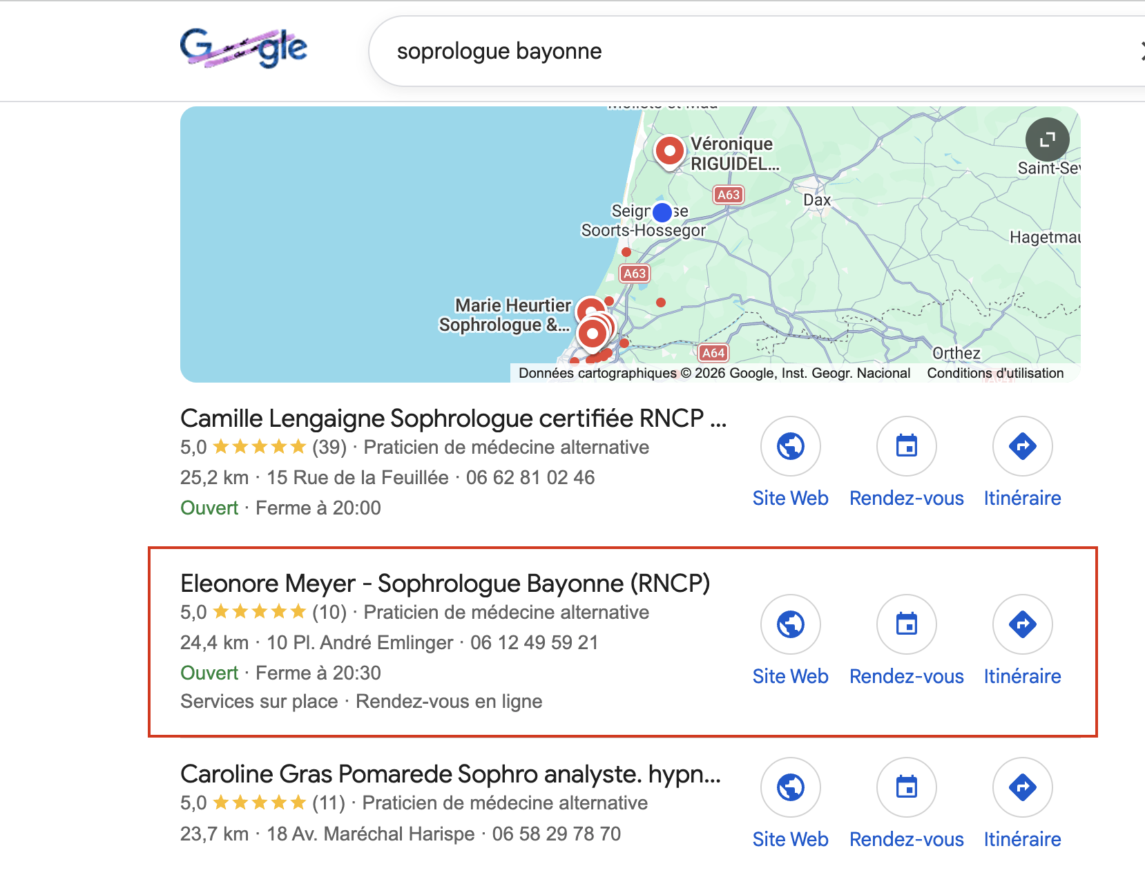 2ème position
